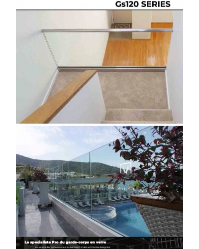 GS120 Das günstige Glasgeländer