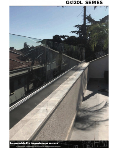 GS120L The Glass Balcony Railing