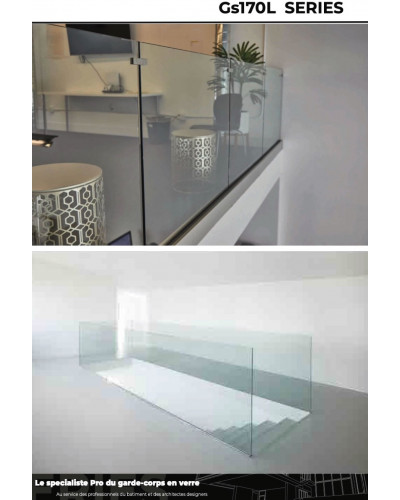 GS170L The interior glass balustrade