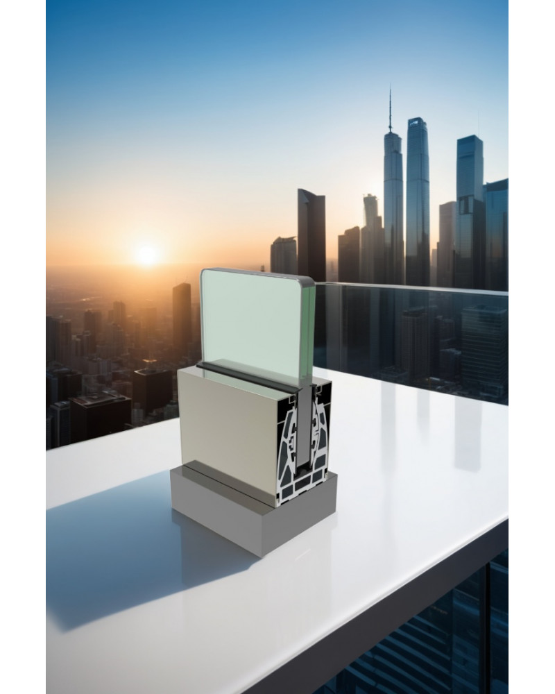 GS190L The long outdoor glass balustrade