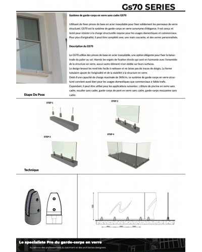 GS70 The Glass Pool Railing