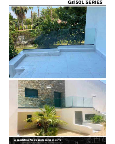 GS150L Glass Guardrail
