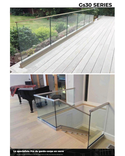 GS30 Garde-corps en Verre intérieur