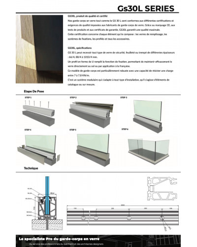 GS30L The Glass Guardrail