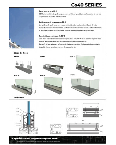 GS40 The Glass Railing