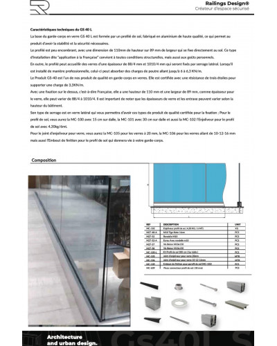 GS40L The Glass Railing Long Version