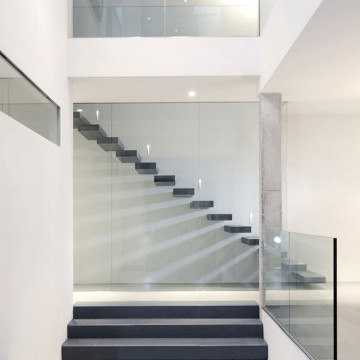 Garde-corps en verre pour intérieur